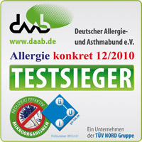 Allergie konkret 12/2010 TESTSIEGER